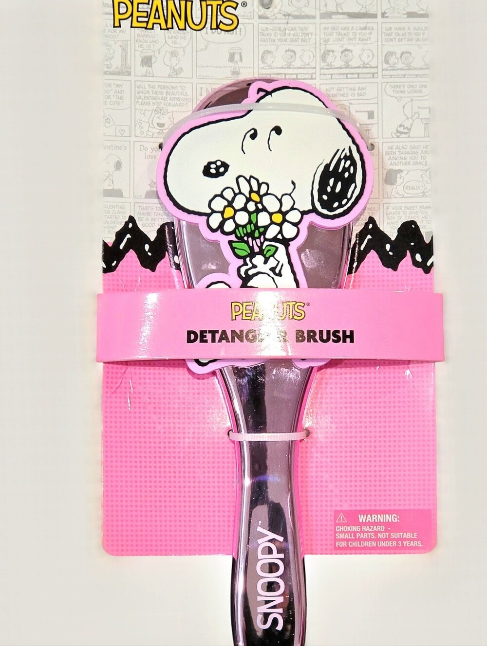 Peanuts Snoopy 3D Metallic Detangler Hair Brush